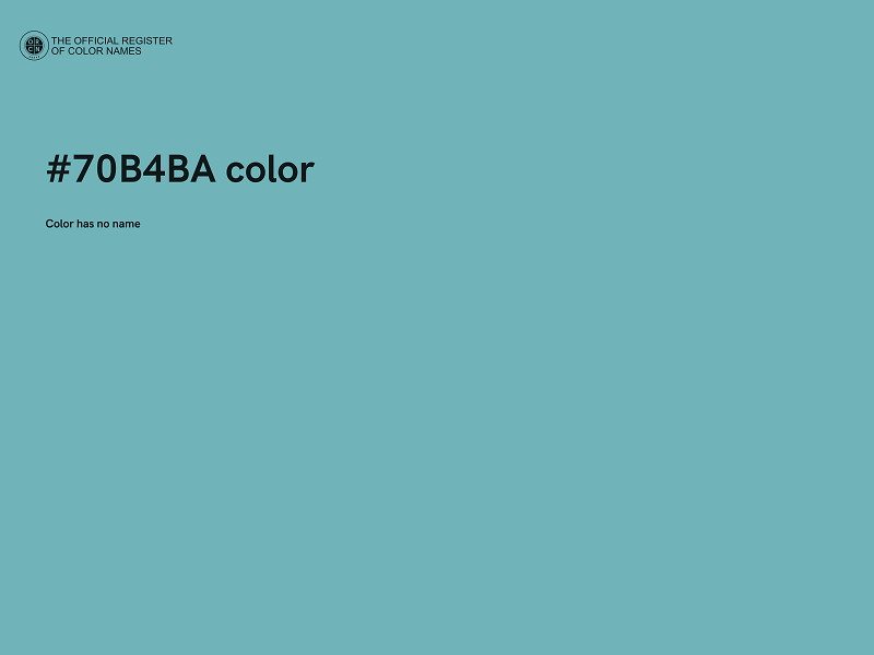 #70B4BA color image