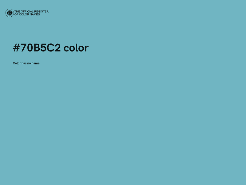 #70B5C2 color image