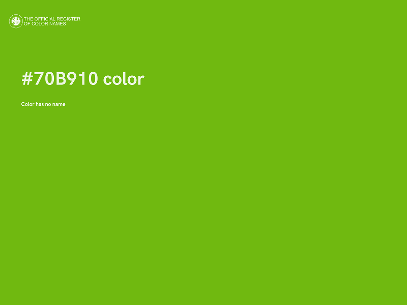 #70B910 color image
