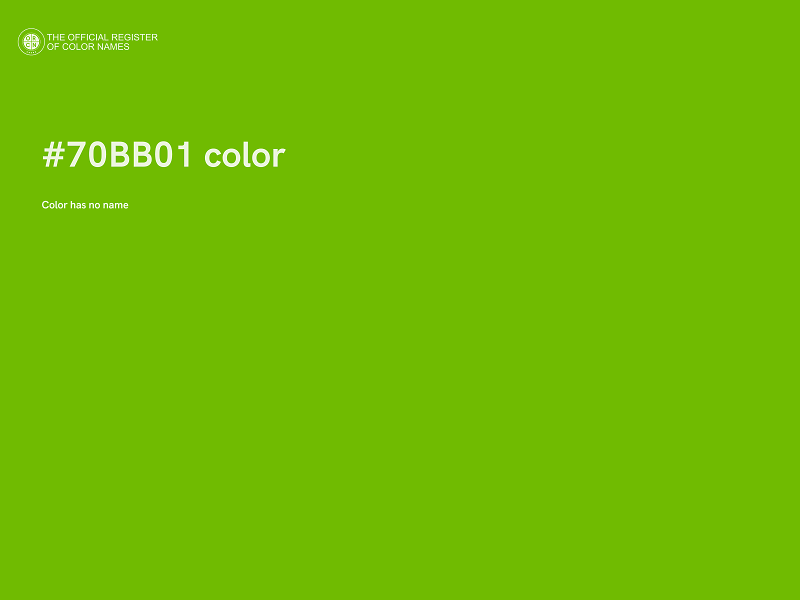 #70BB01 color image