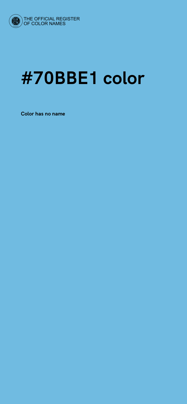 #70BBE1 color image