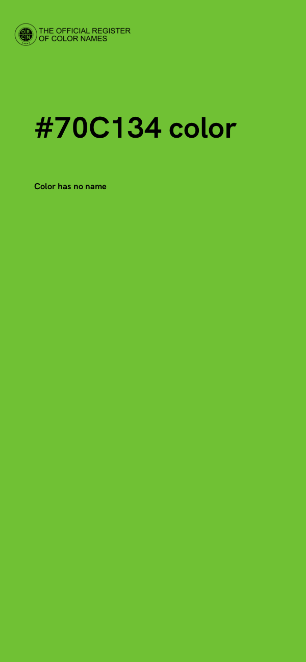 #70C134 color image