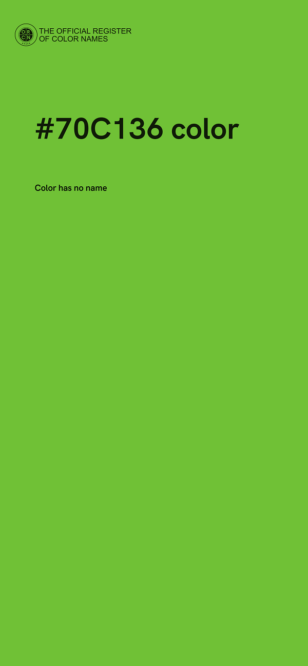 #70C136 color image