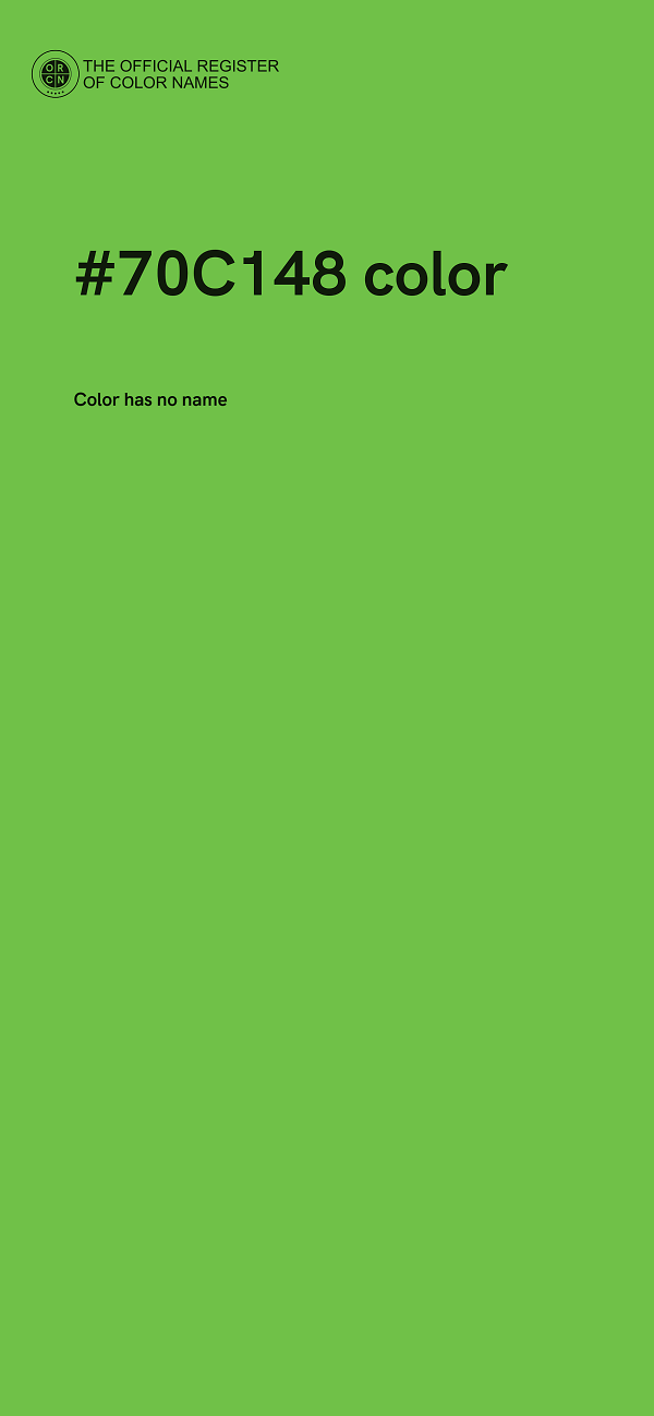 #70C148 color image