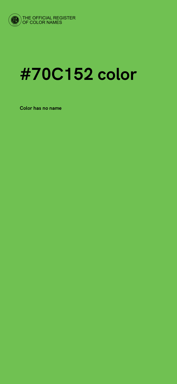 #70C152 color image