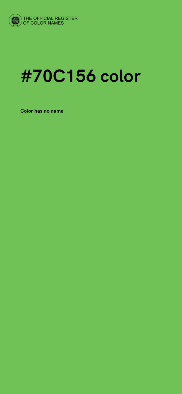 #70C156 color image