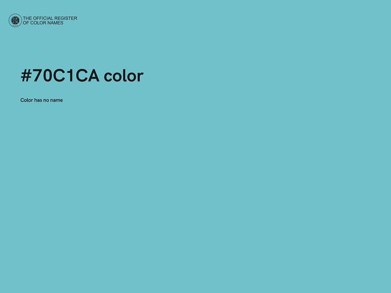 #70C1CA color image