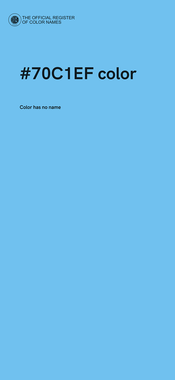 #70C1EF color image
