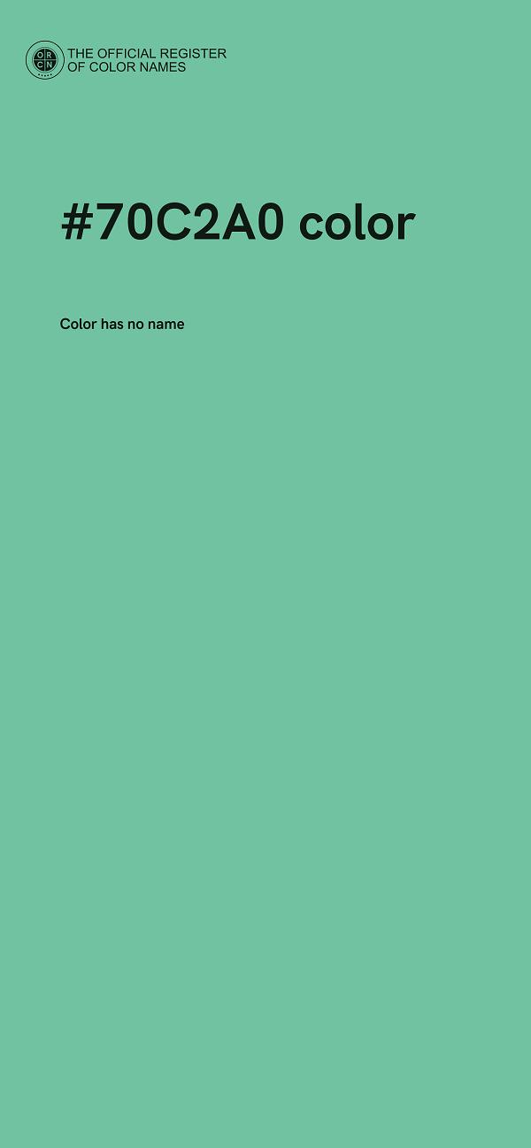 #70C2A0 color image