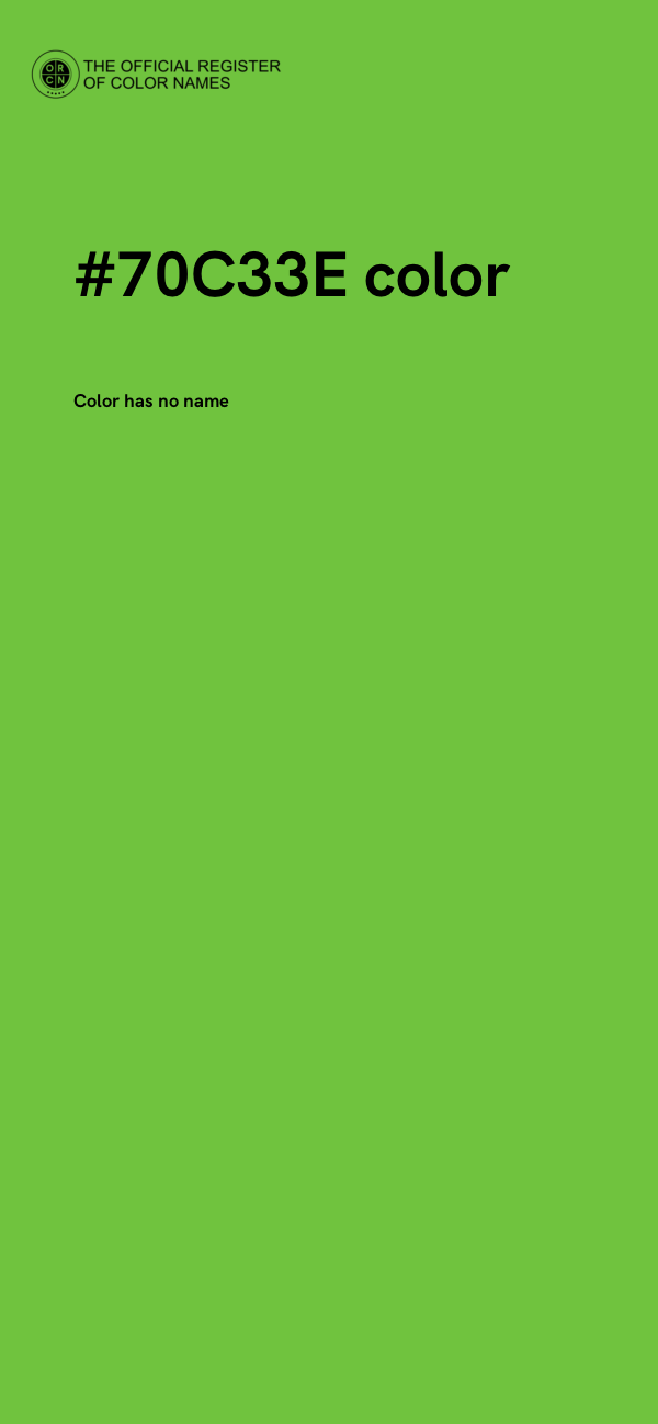 #70C33E color image