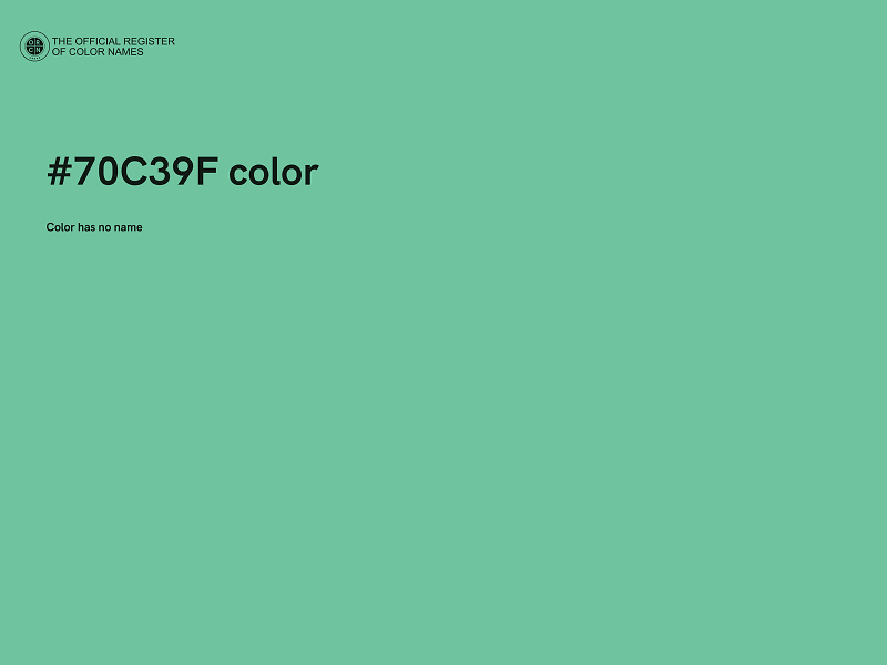 #70C39F color image