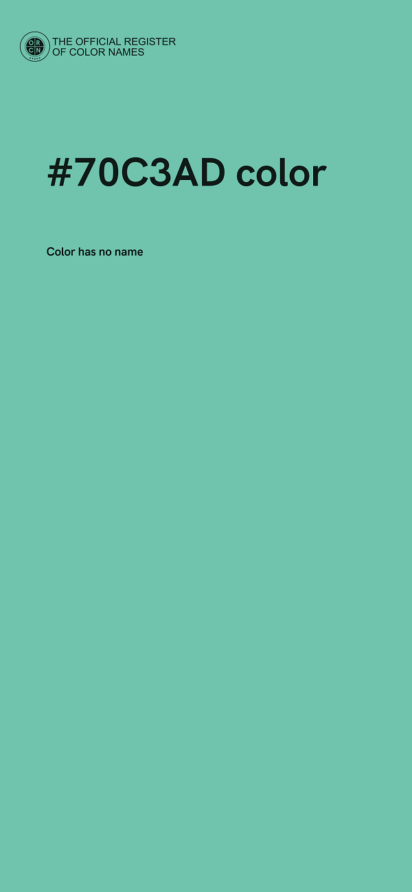 #70C3AD color image