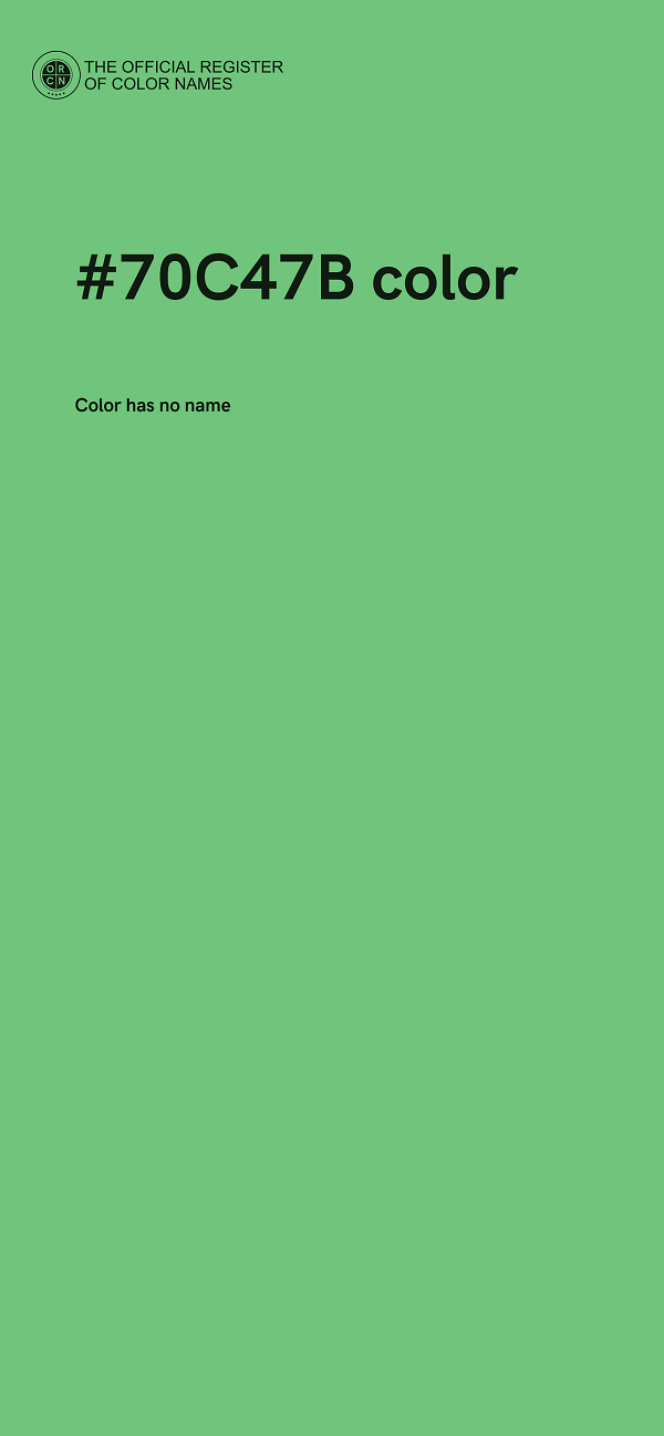 #70C47B color image