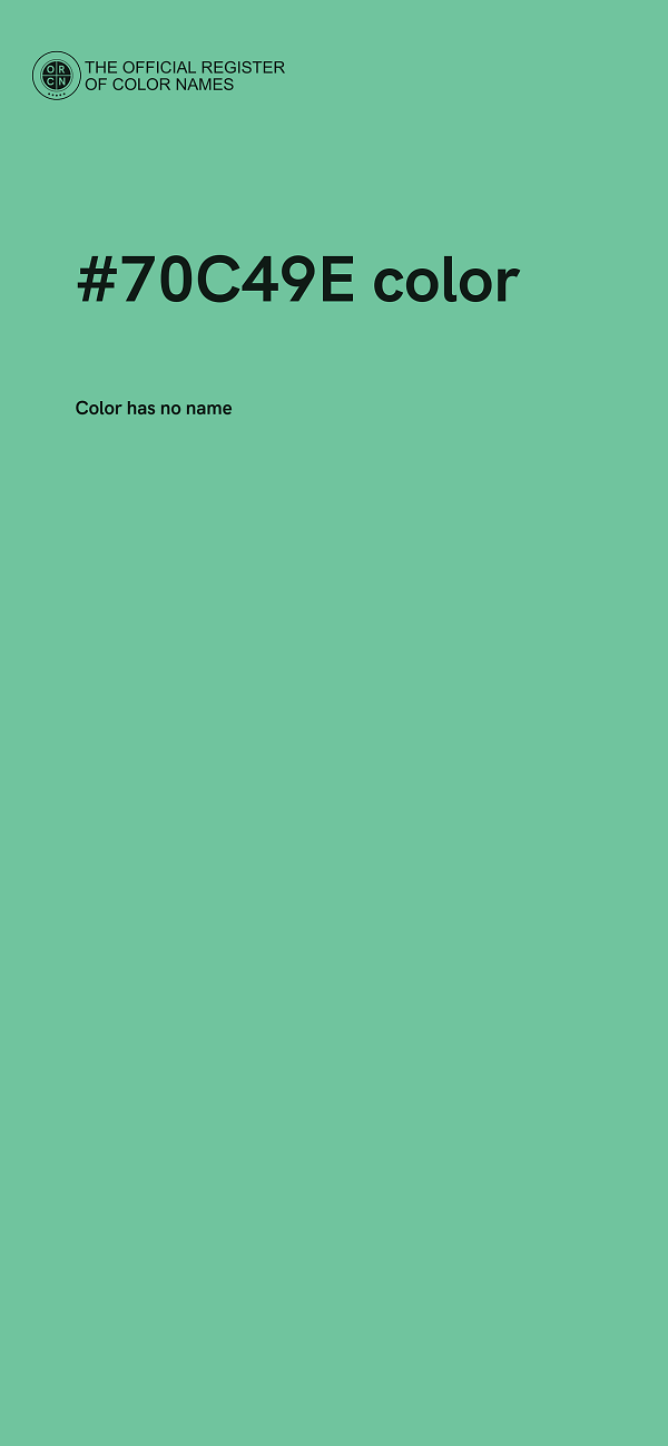 #70C49E color image