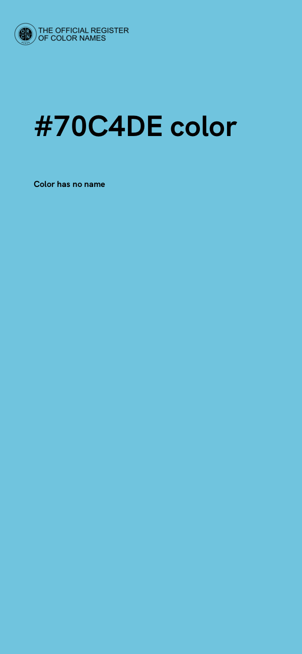 #70C4DE color image