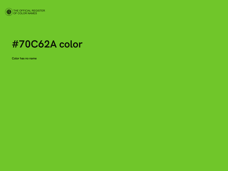 #70C62A color image