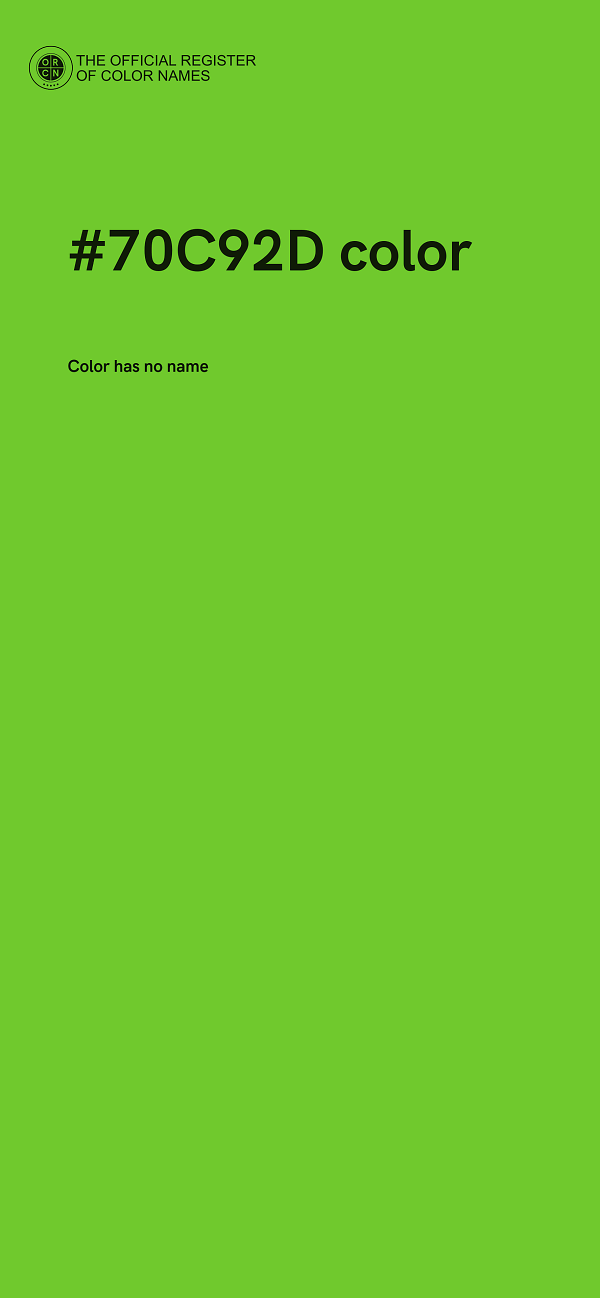#70C92D color image