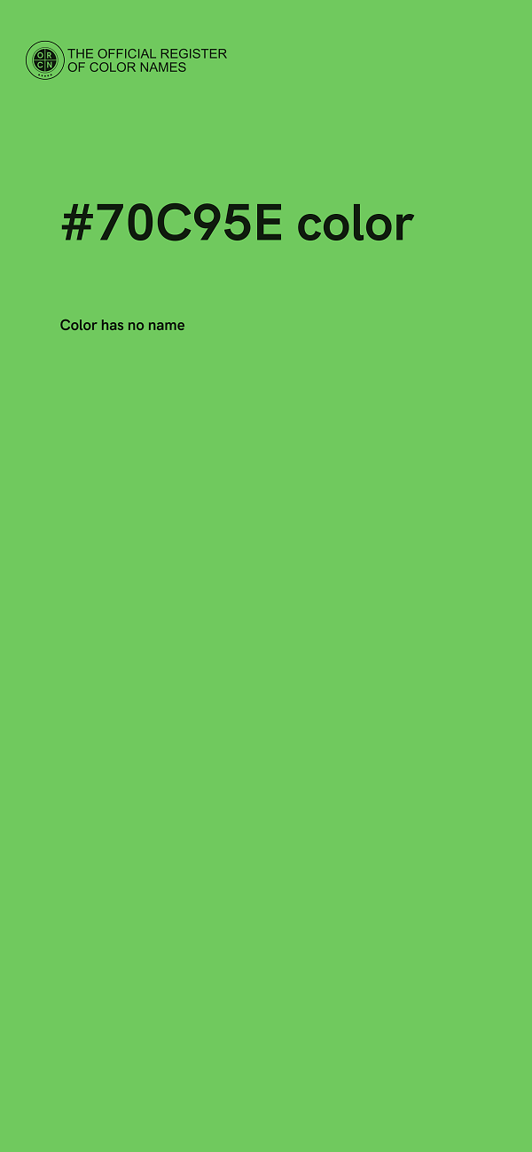 #70C95E color image