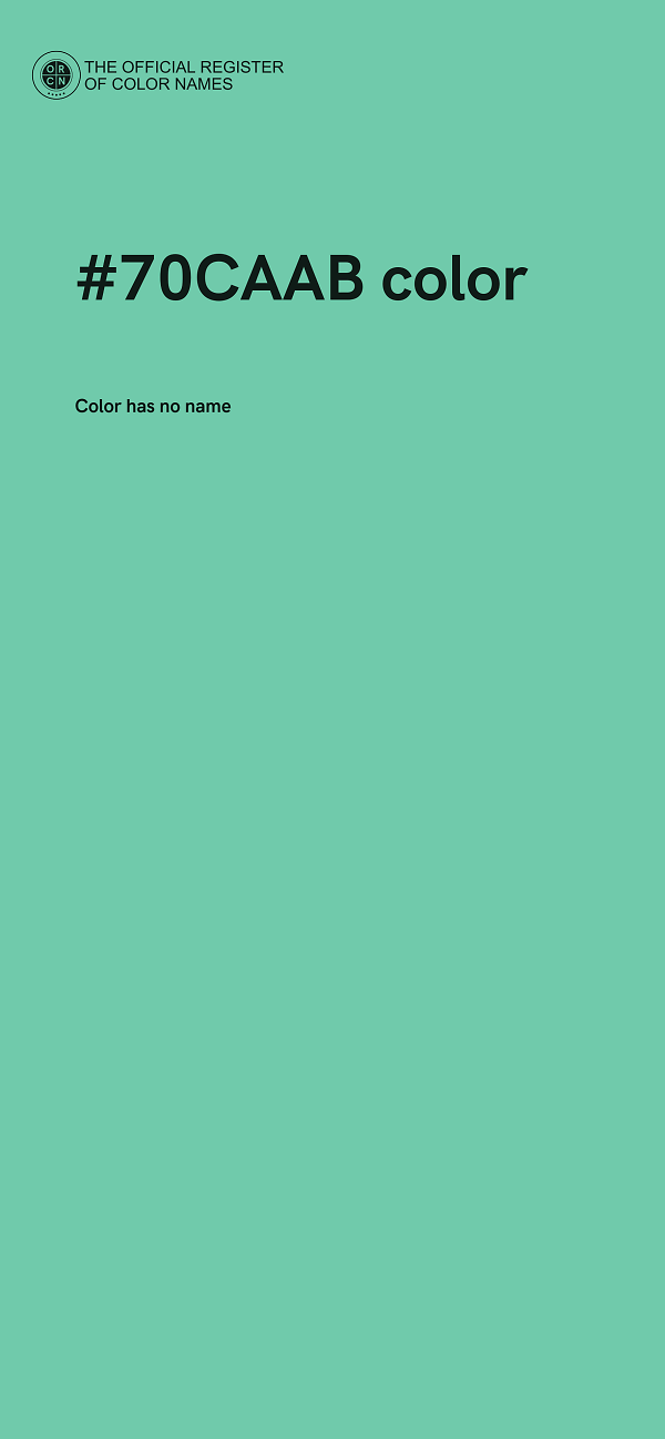 #70CAAB color image