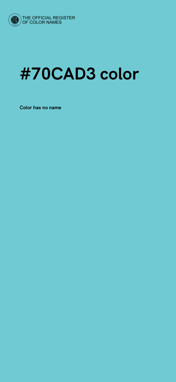 #70CAD3 color image