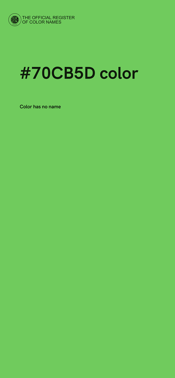 #70CB5D color image