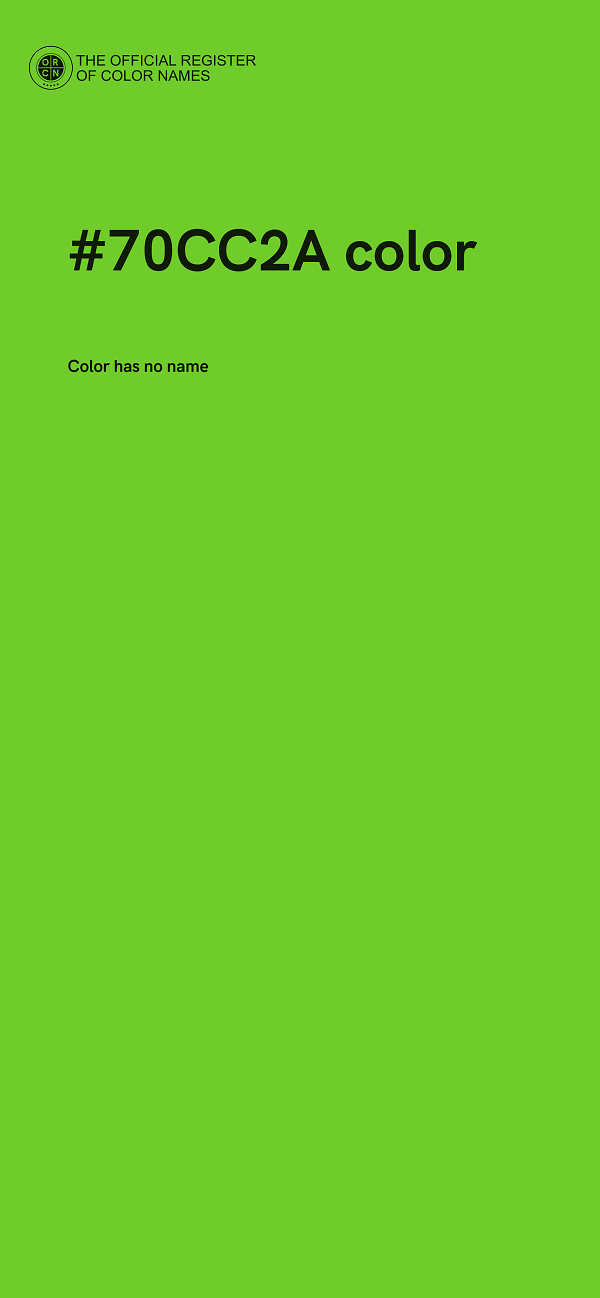 #70CC2A color image