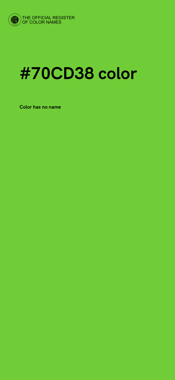 #70CD38 color image