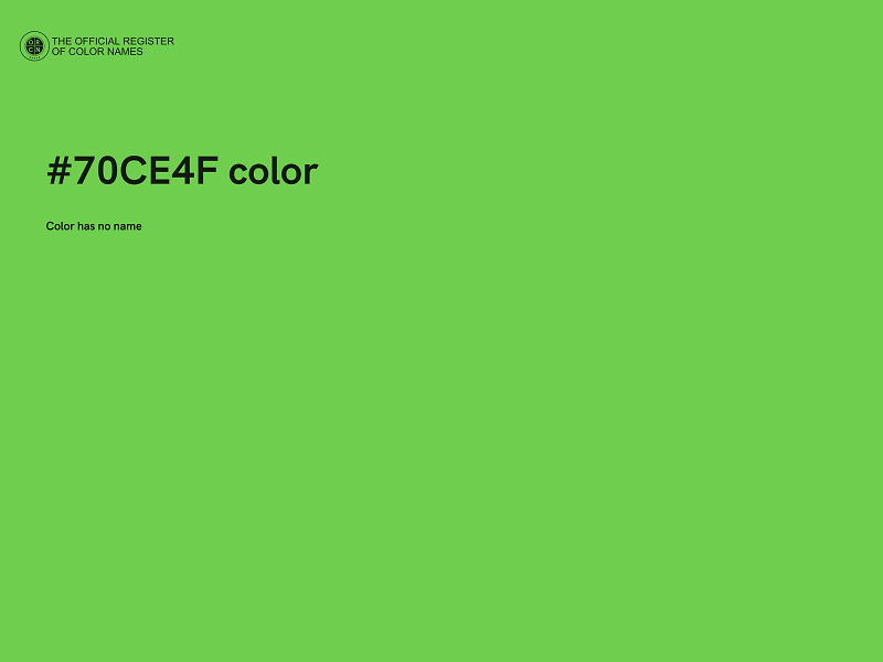 #70CE4F color image