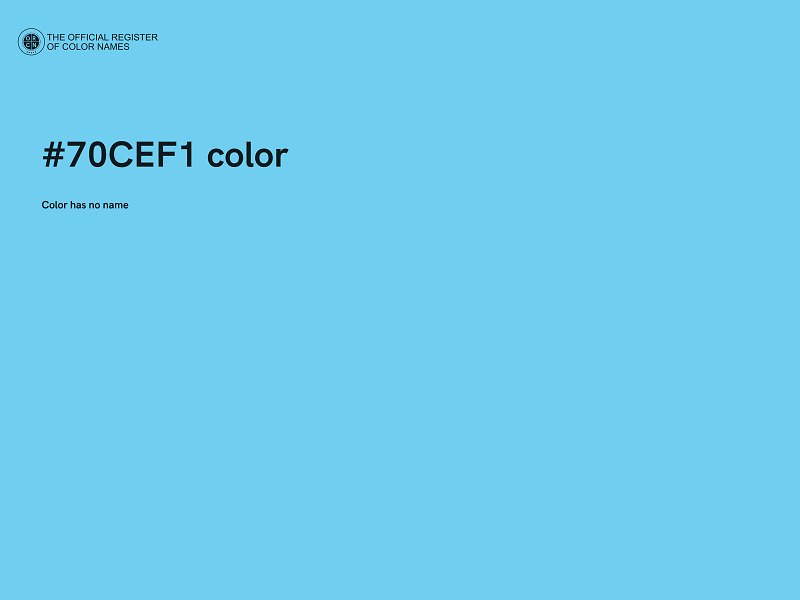 #70CEF1 color image