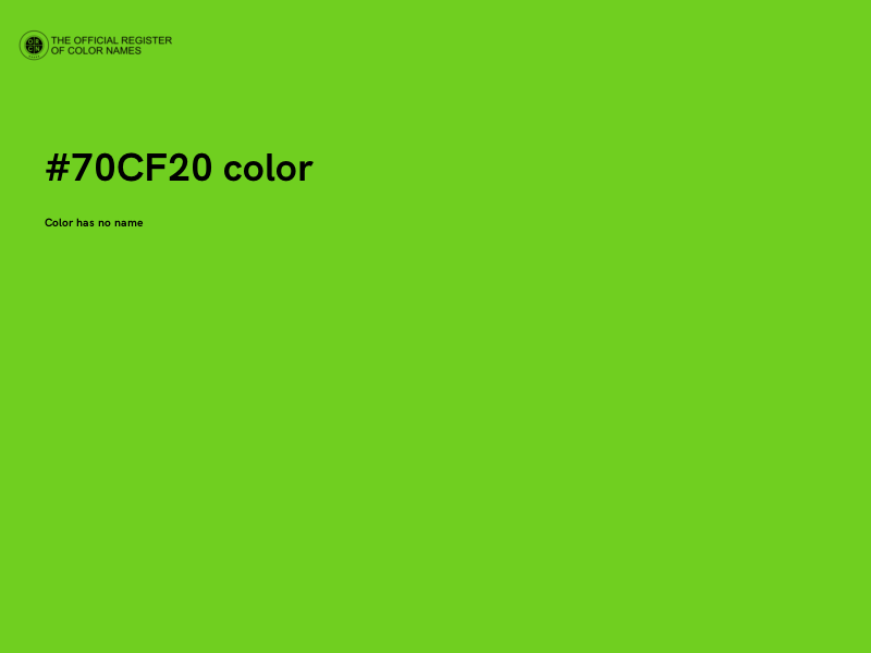 #70CF20 color image