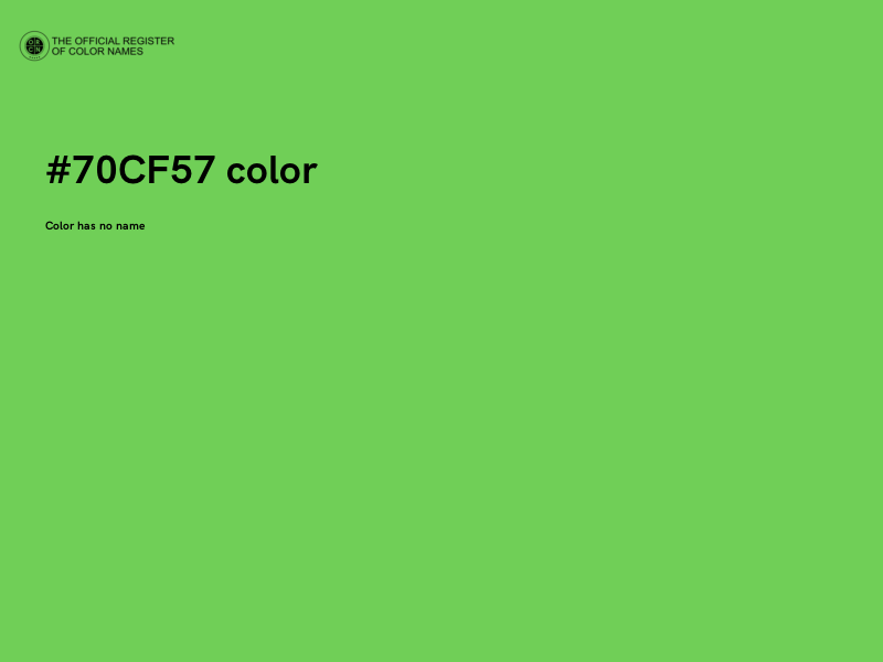 #70CF57 color image