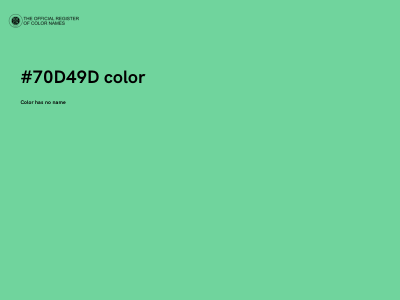 #70D49D color image