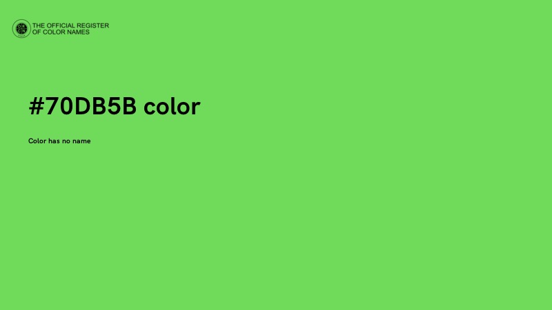 #70DB5B color image