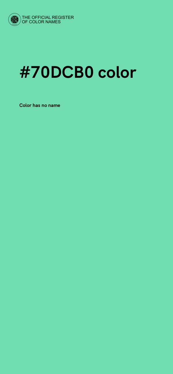 #70DCB0 color image
