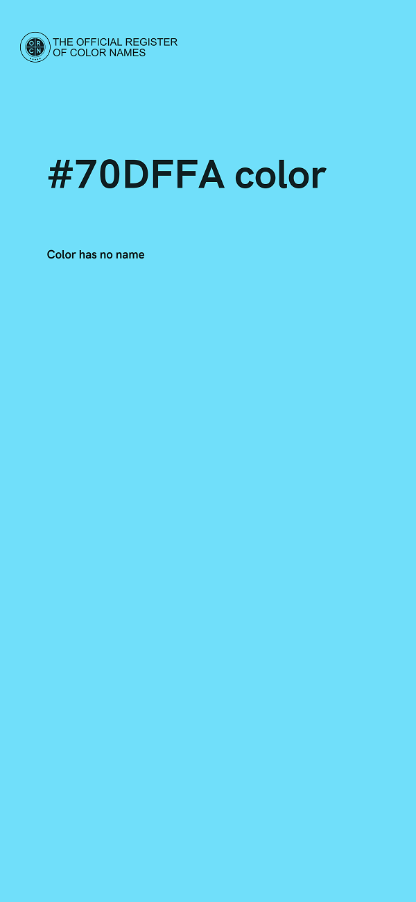 #70DFFA color image