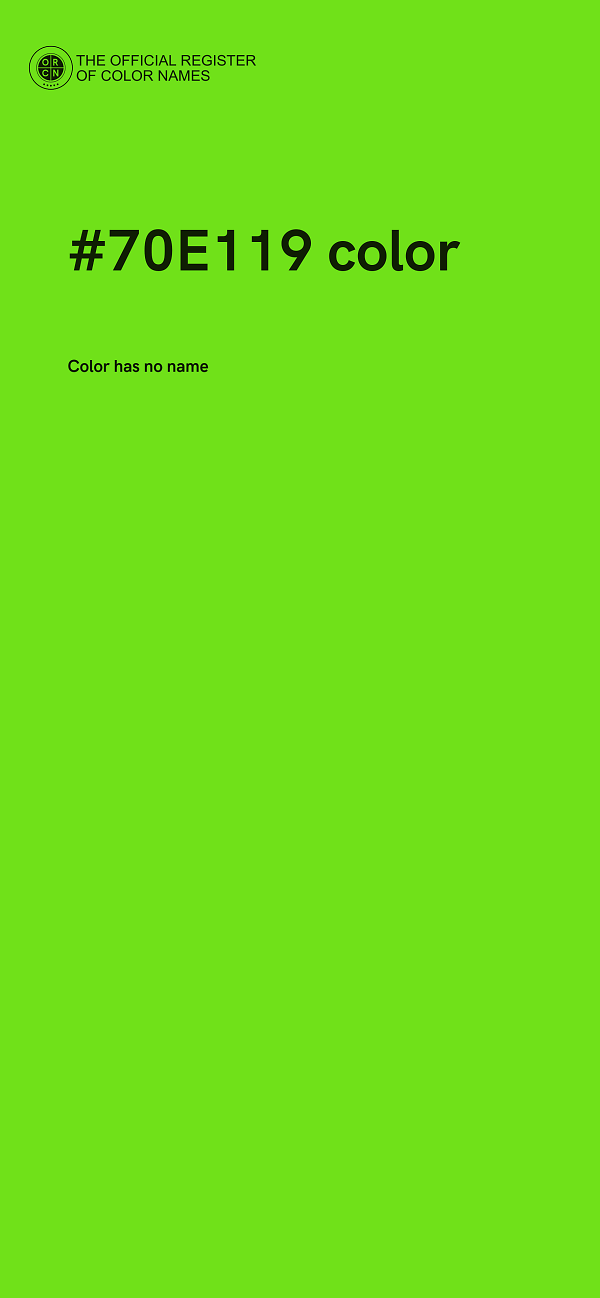 #70E119 color image