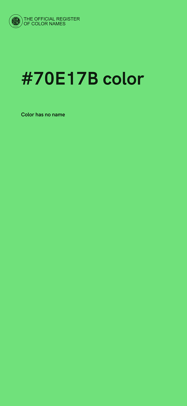 #70E17B color image