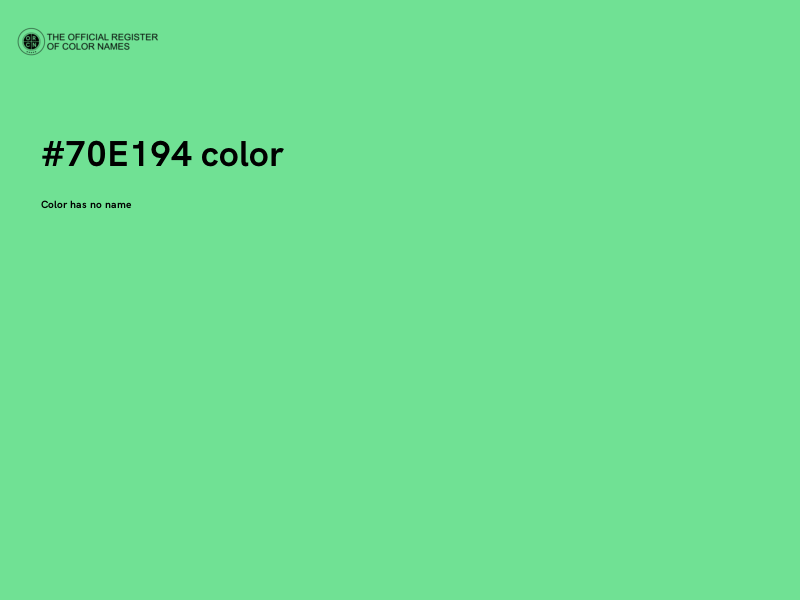 #70E194 color image