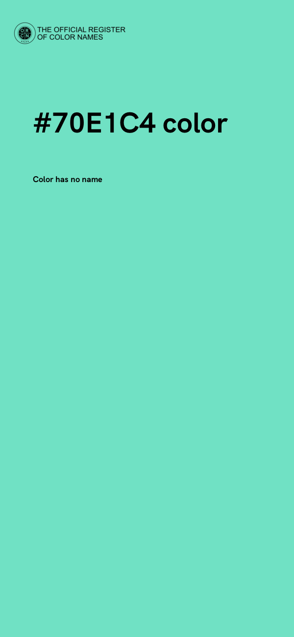 #70E1C4 color image