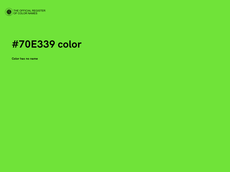 #70E339 color image