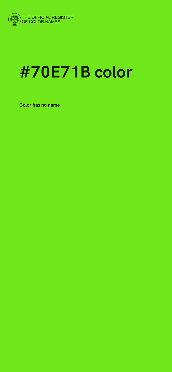 #70E71B color image