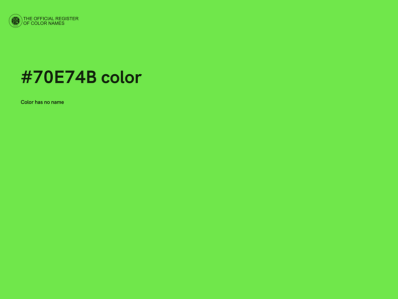 #70E74B color image