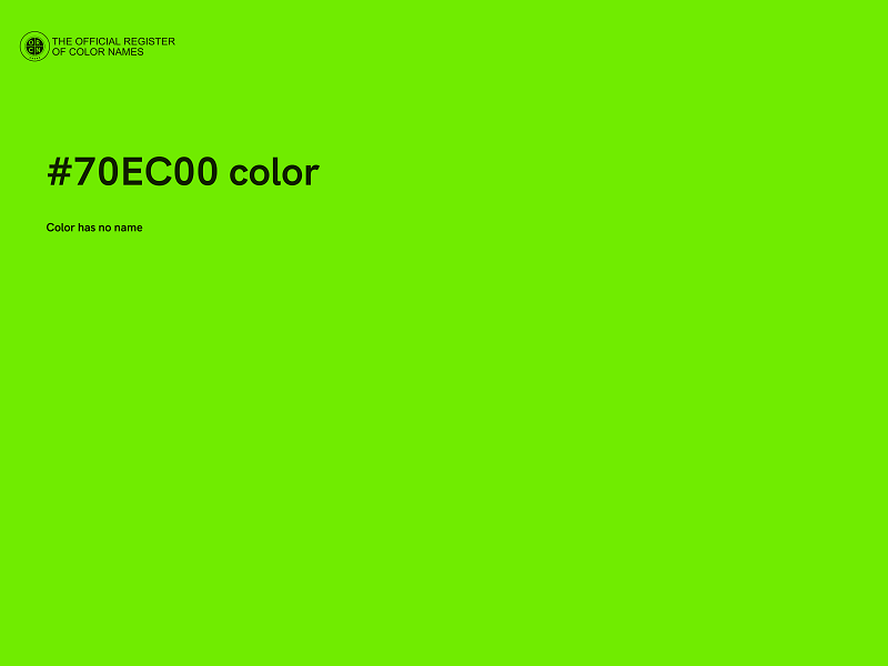 #70EC00 color image