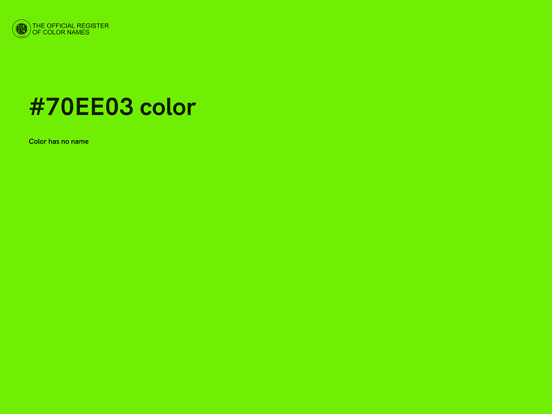 #70EE03 color image