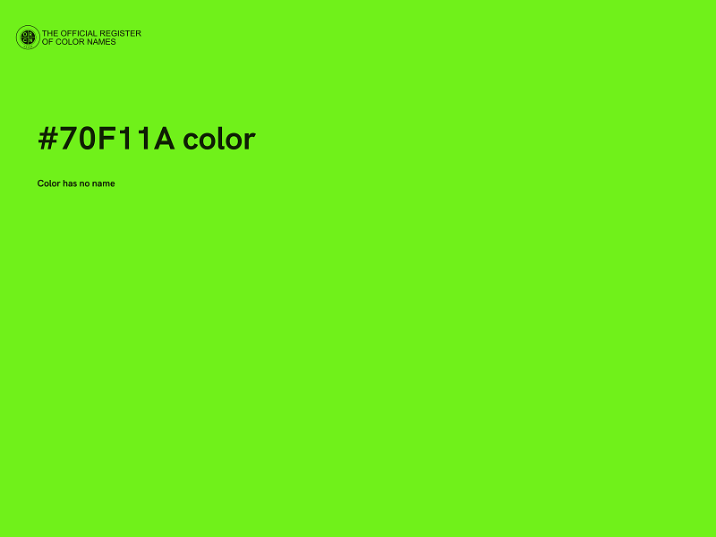 #70F11A color image