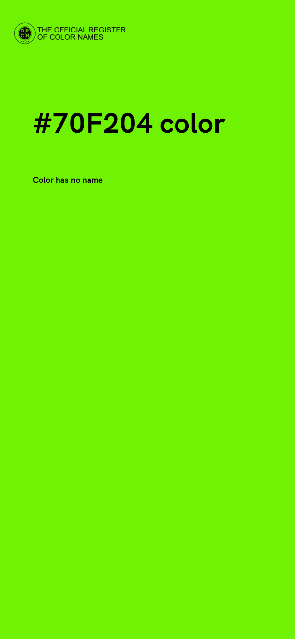 #70F204 color image