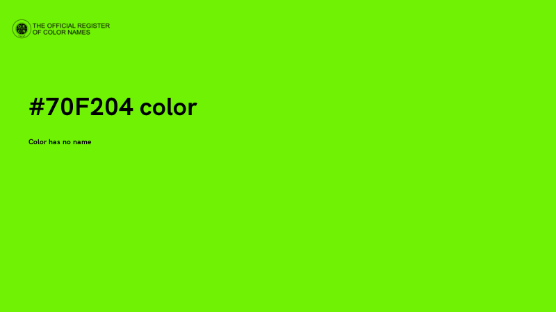 #70F204 color image