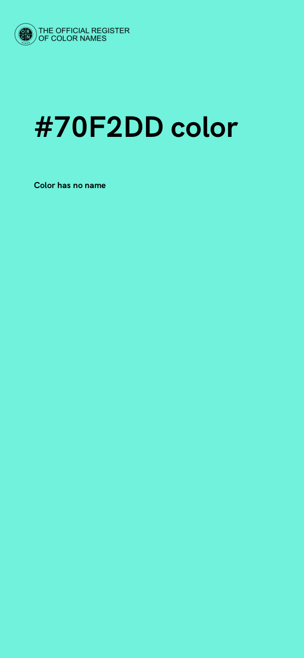 #70F2DD color image