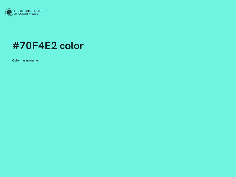 #70F4E2 color image