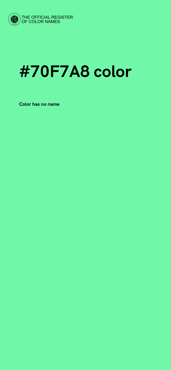 #70F7A8 color image